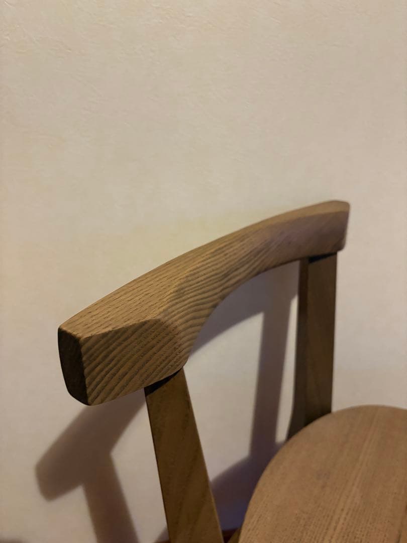 ナチュラルウッド スツール 木製 ハンドメイド チェア 子供