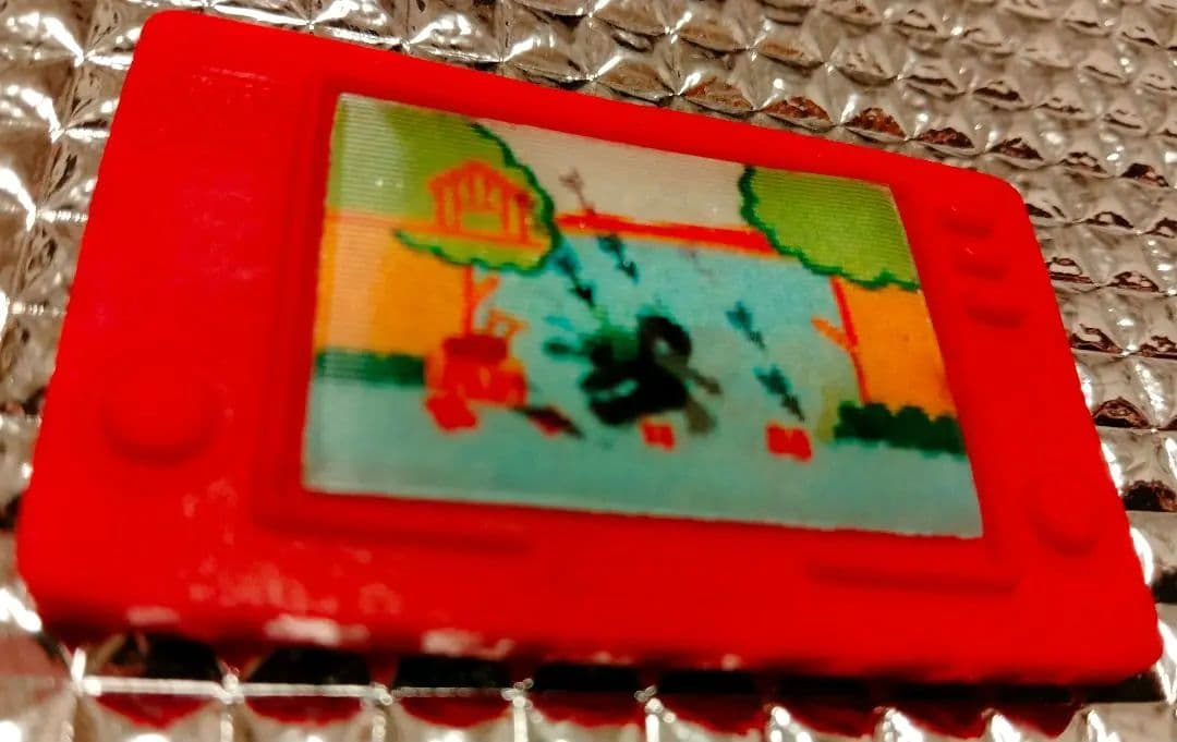 【激レア!】コスモス　ゲームウォッチ型　消しゴム　４種セット