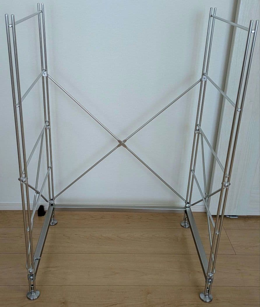 無印良品　ステンレスユニットシェルフ帆立セット 幅56cm