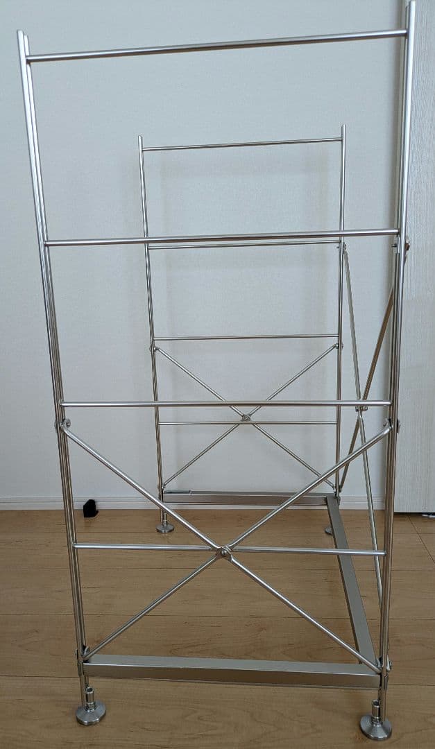 無印良品　ステンレスユニットシェルフ帆立セット 幅56cm