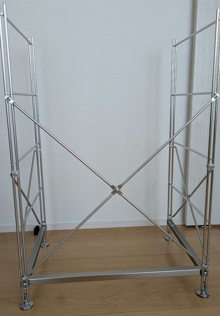 無印良品　ステンレスユニットシェルフ帆立セット 幅56cm