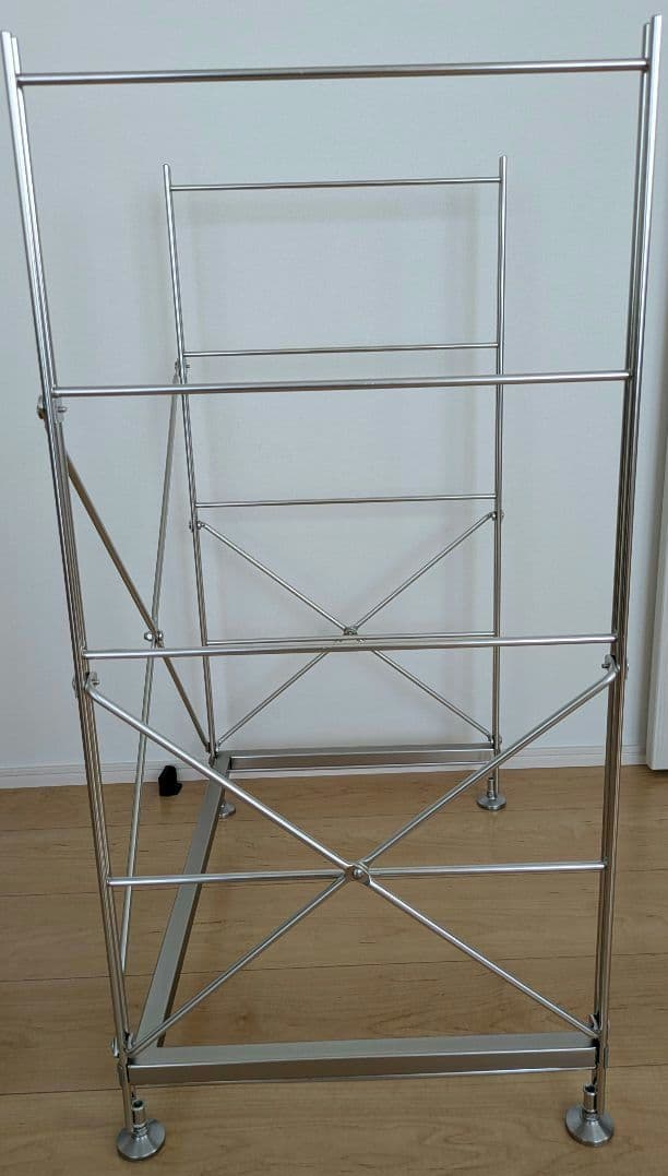 無印良品　ステンレスユニットシェルフ帆立セット 幅56cm