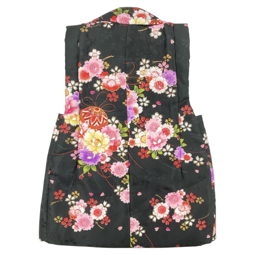 ◎mk-1051　女児　七五三　着物・被布セット　3歳　　11-20