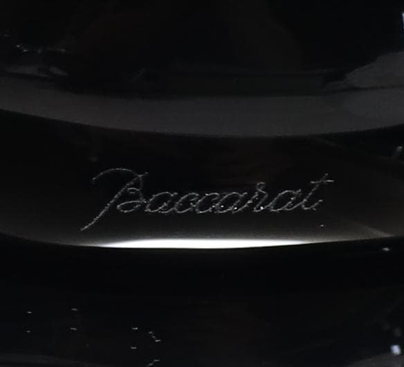 バカラ 激レア大型 約1kg 漆黒の猫 ブラッククリスタルガラス製 フィギュリン