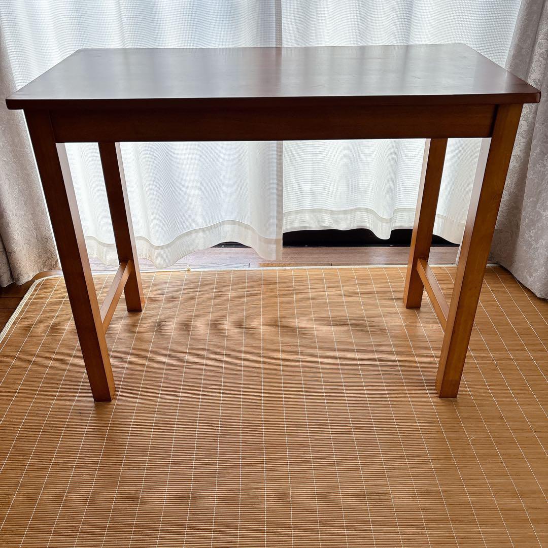 nami様リクエスト品】不二貿易 木製デスク 引出し付き 学習机 ワークデスク