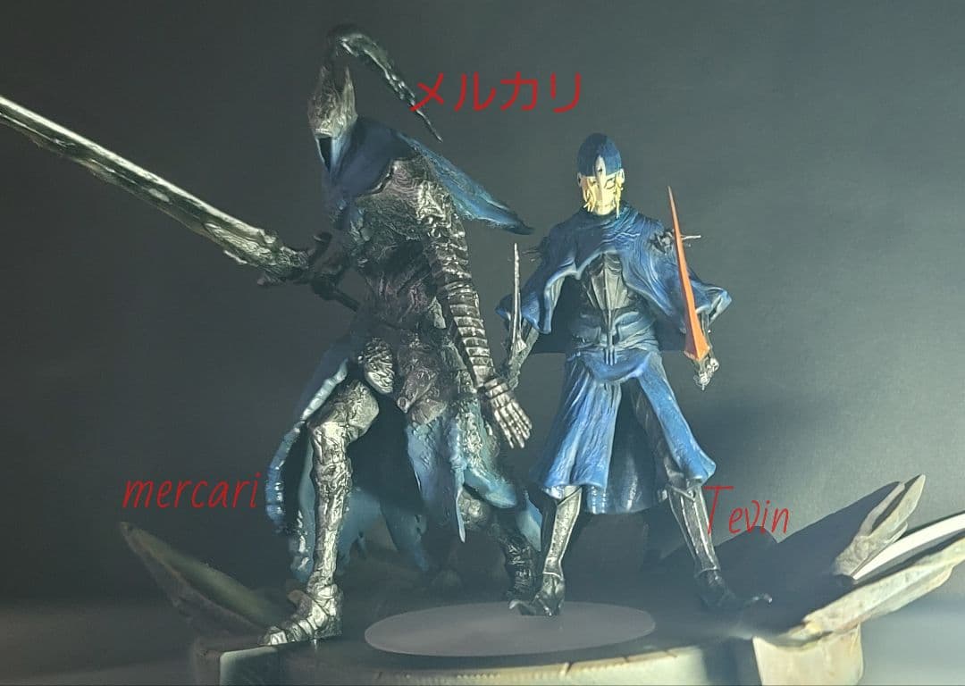 ☆ダークソウル☆アルトリウス&王の刃キアラン☆塗装済完成品☆ライト
