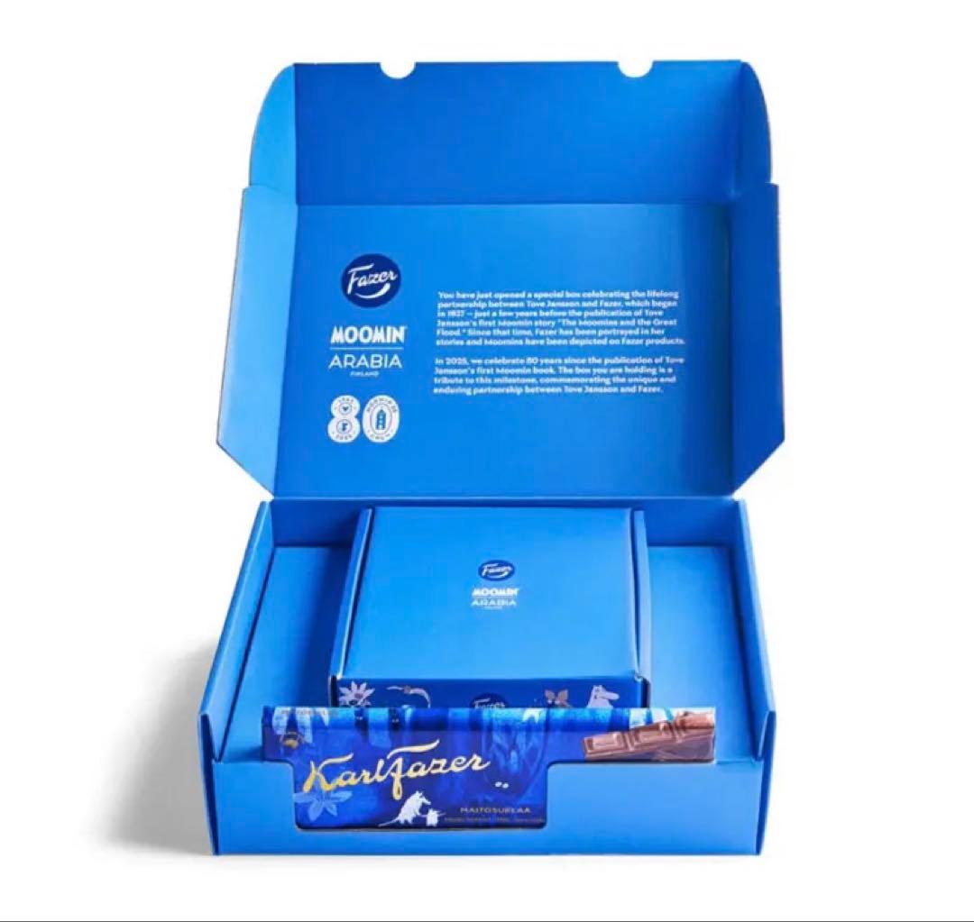 アラビア ムーミン 生誕80周年記念 ボウル＆ファッツェル チョコレート