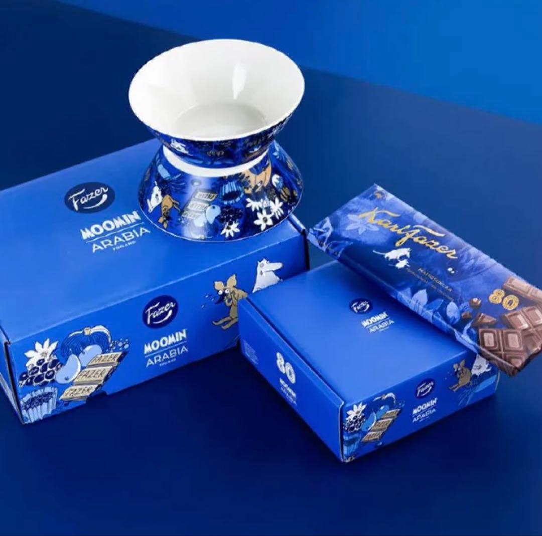 アラビア ムーミン 生誕80周年記念 ボウル＆ファッツェル チョコレート