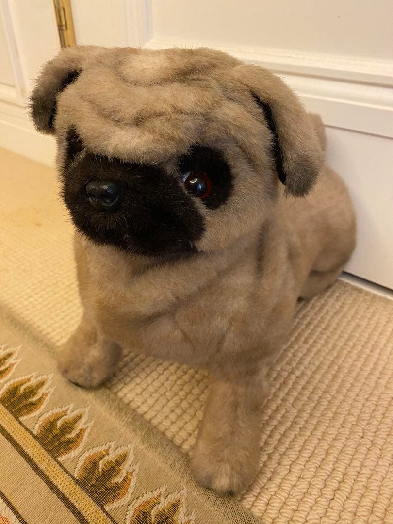 昭和レトロ　オリエンタルトーイ　パグ　ぬいぐるみ