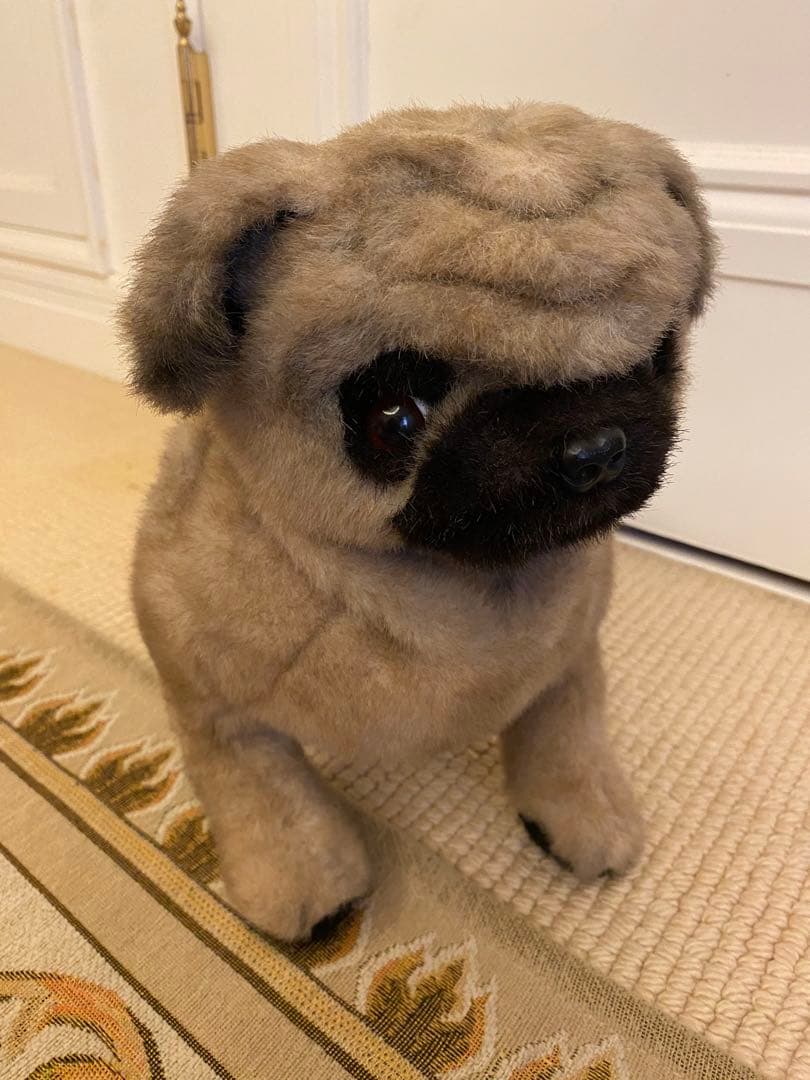 昭和レトロ　オリエンタルトーイ　パグ　ぬいぐるみ