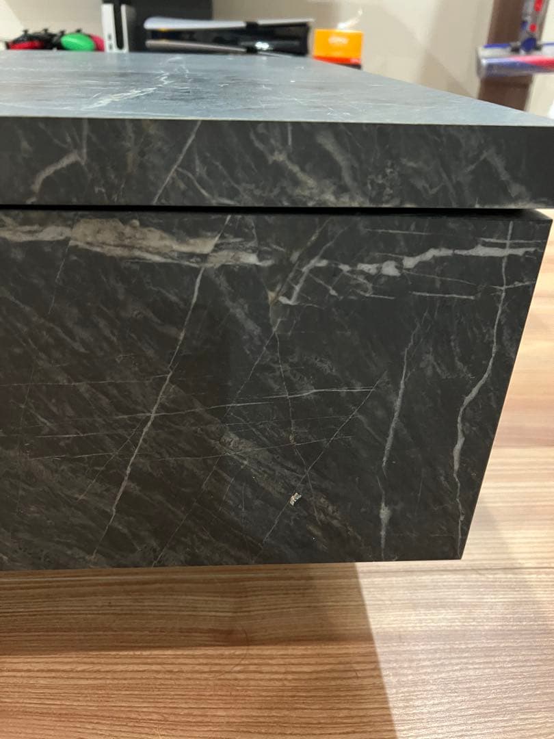 テーブルRASIK 90×90cm センターテーブル 引き出し付き