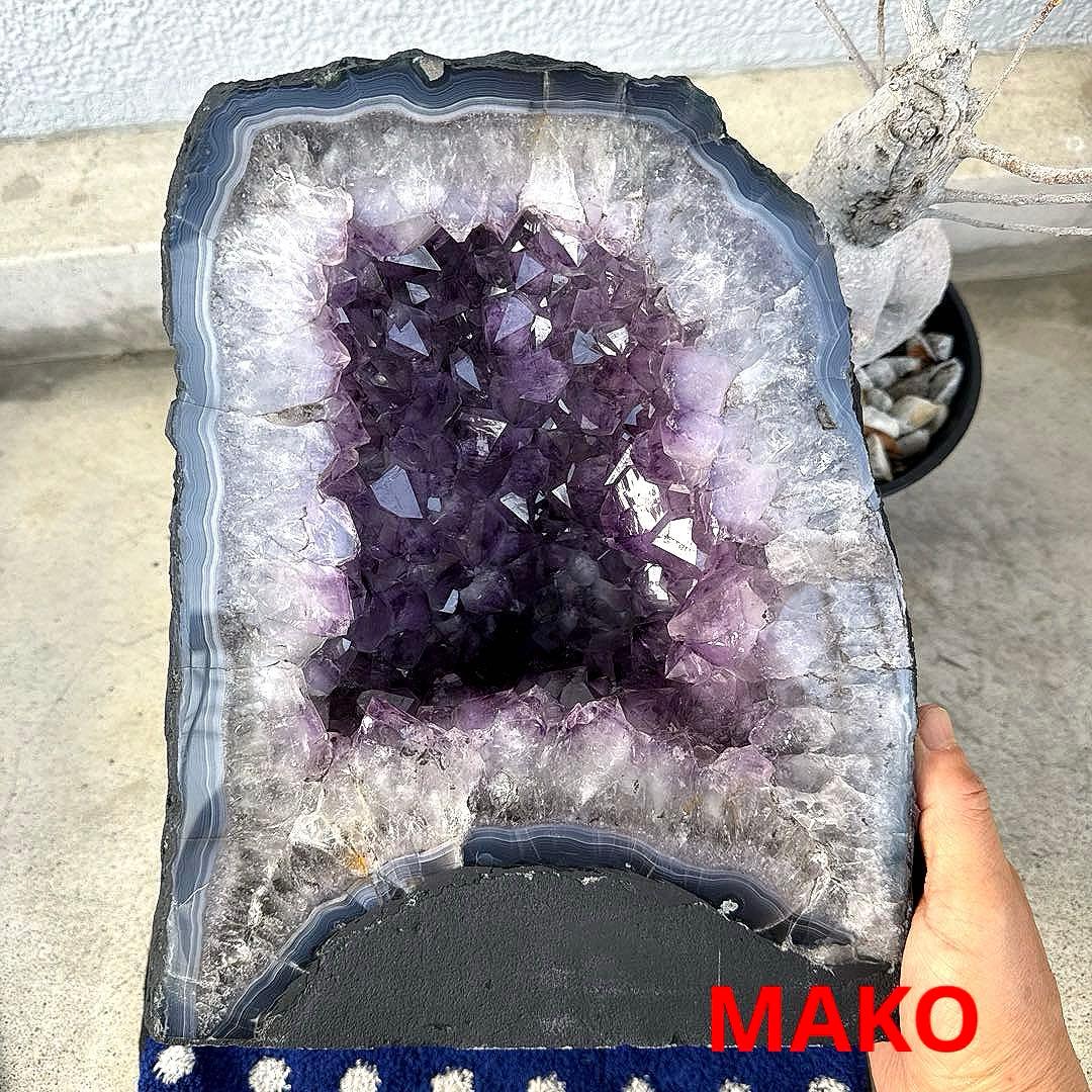 M1667☆アメジストドーム17.0Kg☆天然石　原石☆N50501