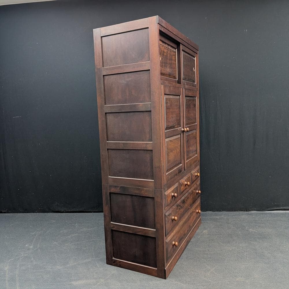 松本民芸家具　水目桜　無垢　和箪笥　着物箪笥　整理箪笥　タンス　箪笥　衣類　民藝