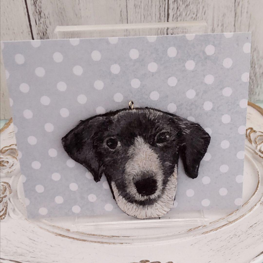 刺繍アート 犬猫モチーフ