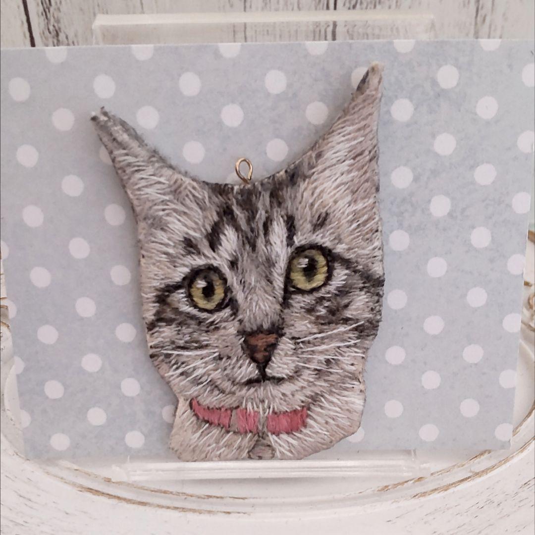 刺繍アート 犬猫モチーフ