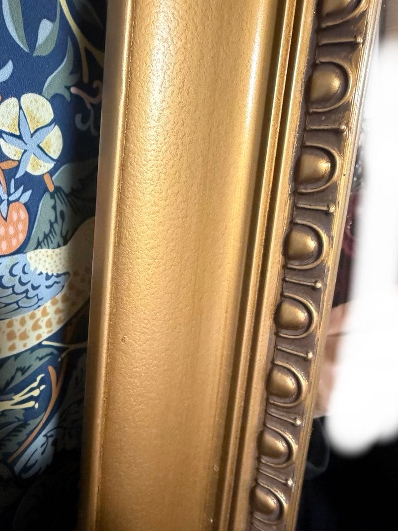 アンティーク調 全身ミラー 全身鏡 姿見 ゴールド