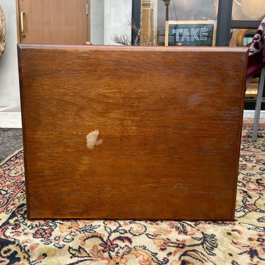 木製パーソナルデスク　アンティーク調