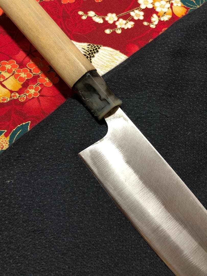 【研ぎ済み】VG10本割込み　本荘国行　三徳包丁　和包丁　ナイフ　料理　釣り