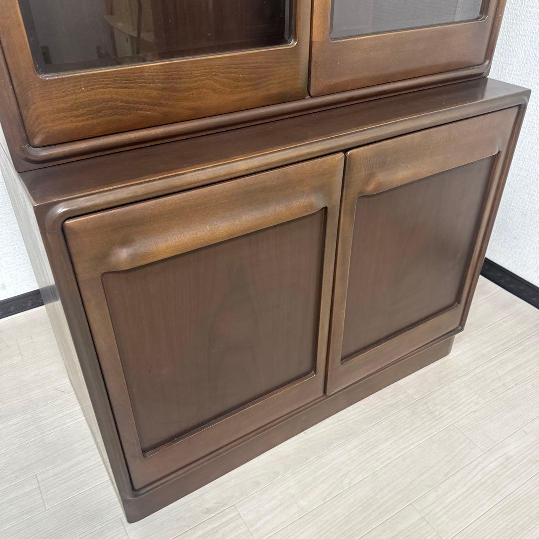 訳あり】カリモク ドマーニ 希少品 飾り棚 キュリオケース 本棚 i4