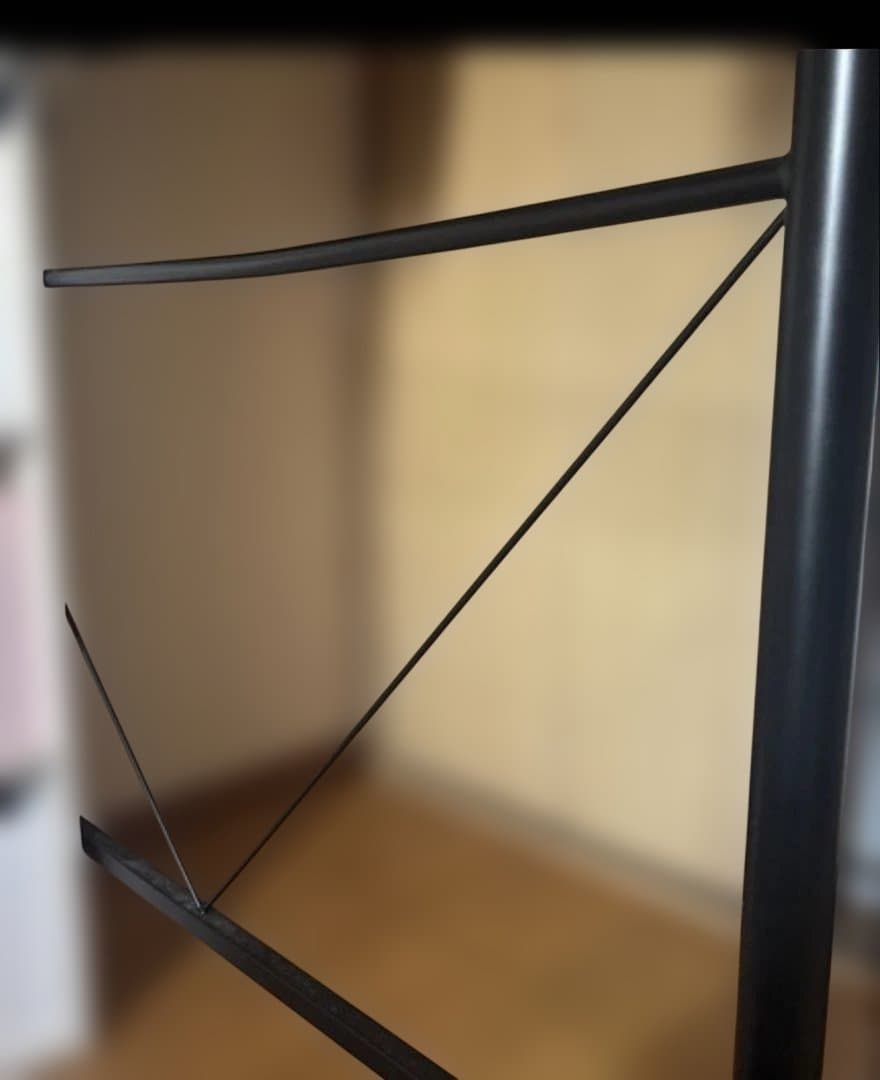 ニトリ　ロフトベッド スチール製 はしご付き