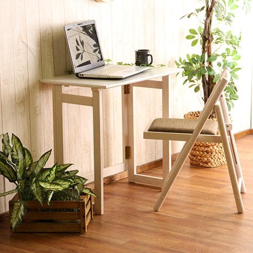 《新品・送料無料》《完成品》フォールディングテーブル ミラン ホワイトウォッシュ