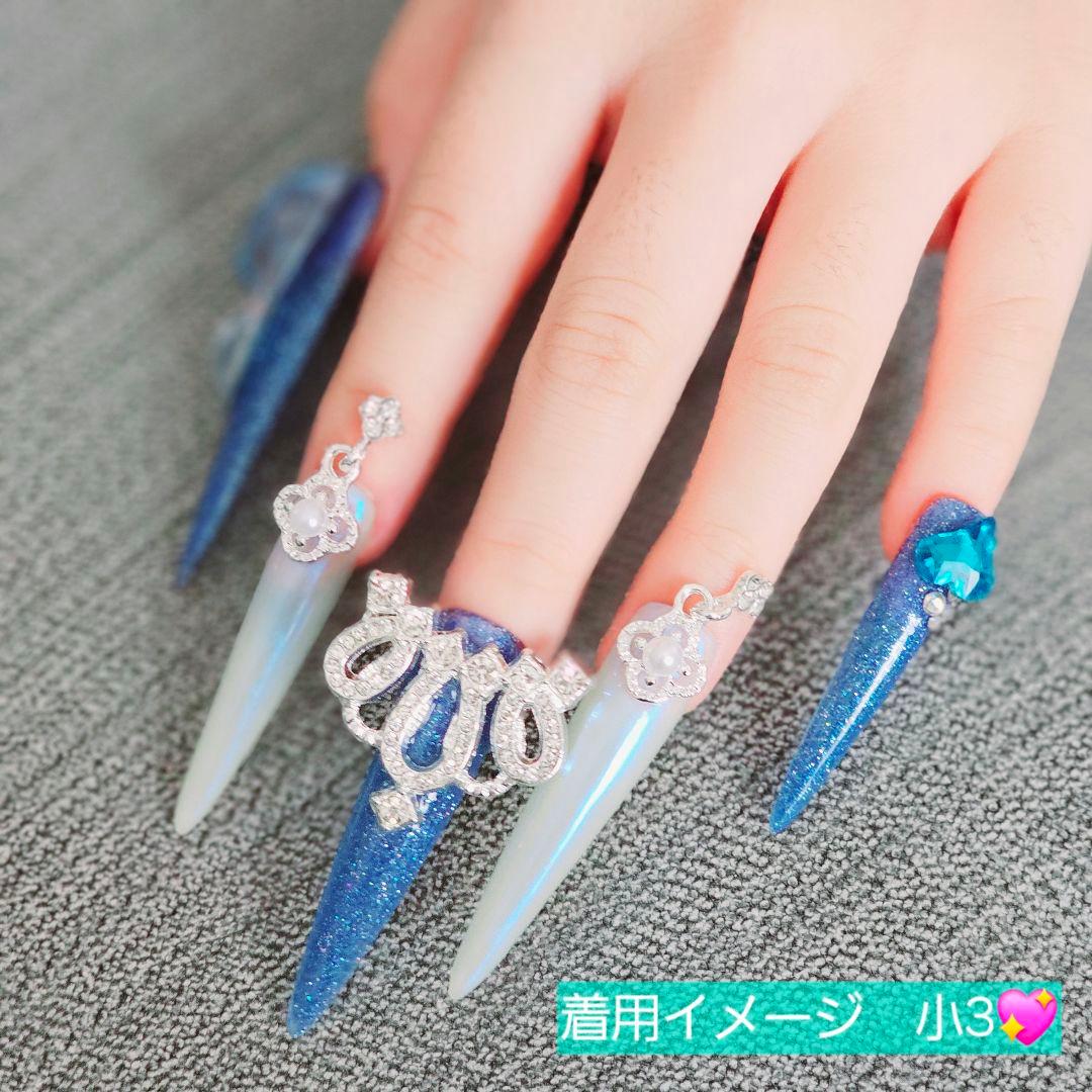 A42☆キッズネイルチップ KOGYARU コギャルネイル - メルカリ