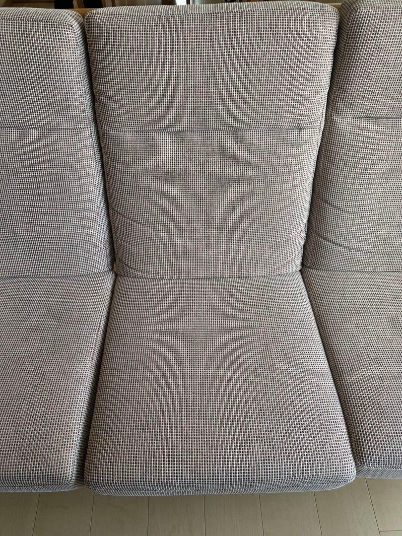 国産3人掛けソファー　ナガノインテリア