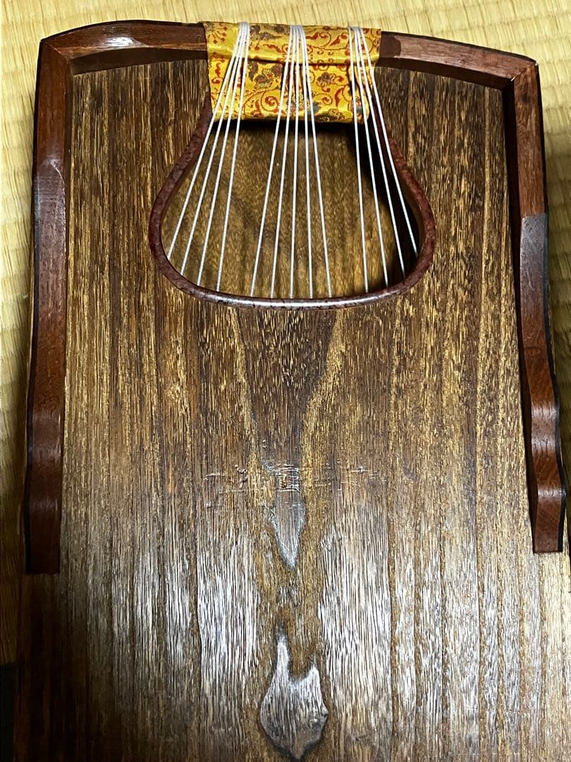 箏セット　口前装飾割れ　送料込み