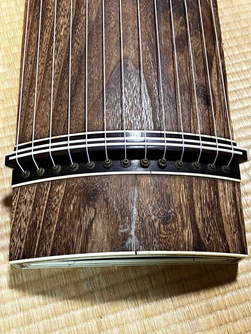 箏セット　口前装飾割れ　送料込み