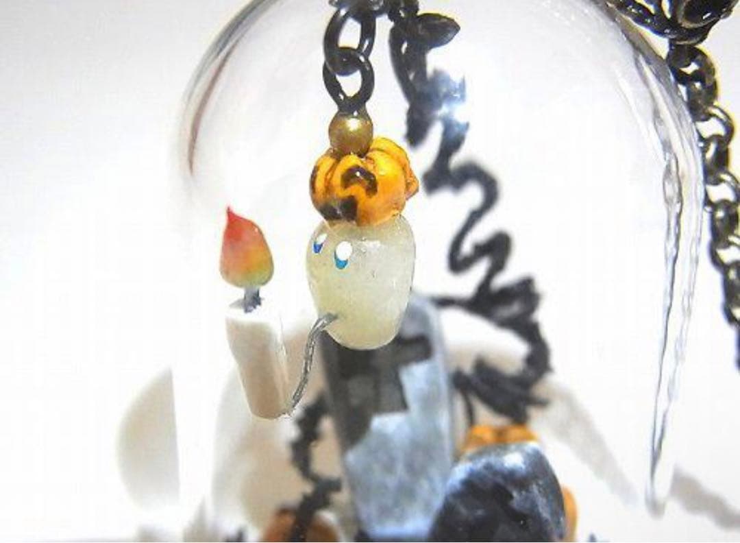 ハロウィン お墓＆オバケ ネックレス - メルカリ