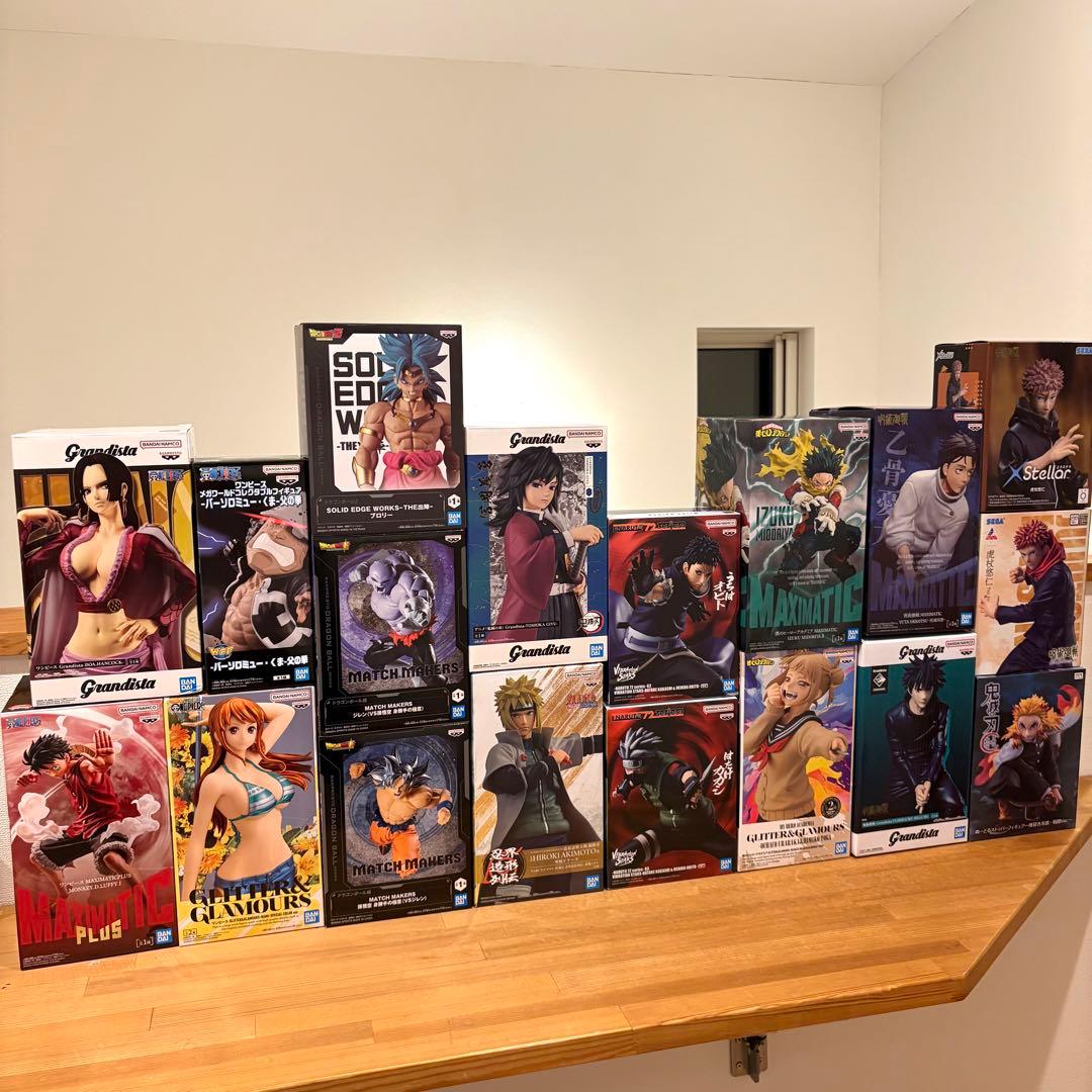 ジャンプ系フィギュア ワンピース NARUTO 呪術廻戦18体盛り盛りセット