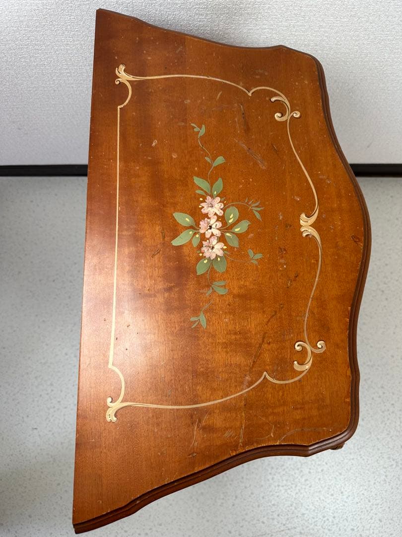 イタリア製 ナイトテーブル ロココ調 コンソール 管理No.※i4※