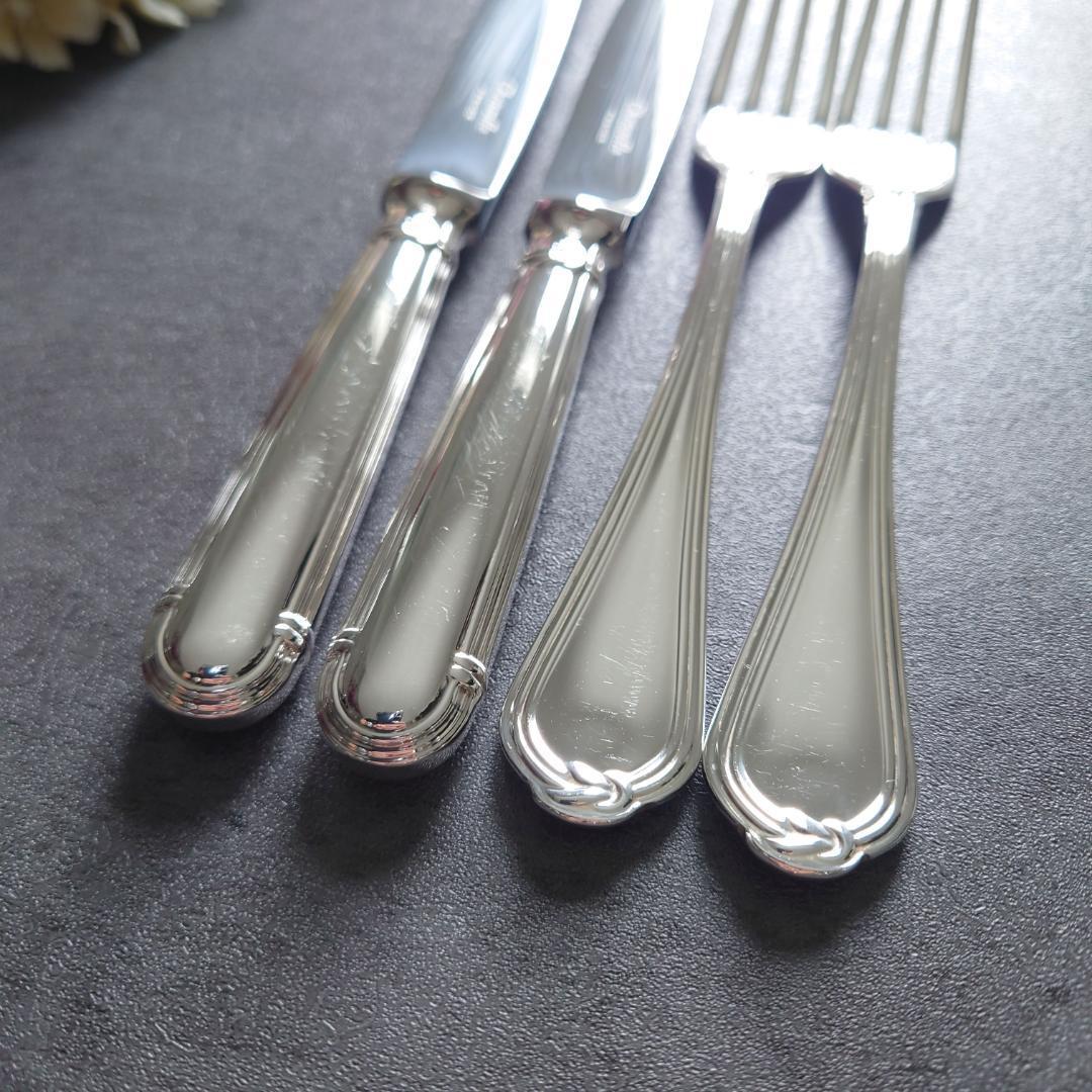 希少 美品 クリストフル オセアナ デザート ナイフ フォーク 4点