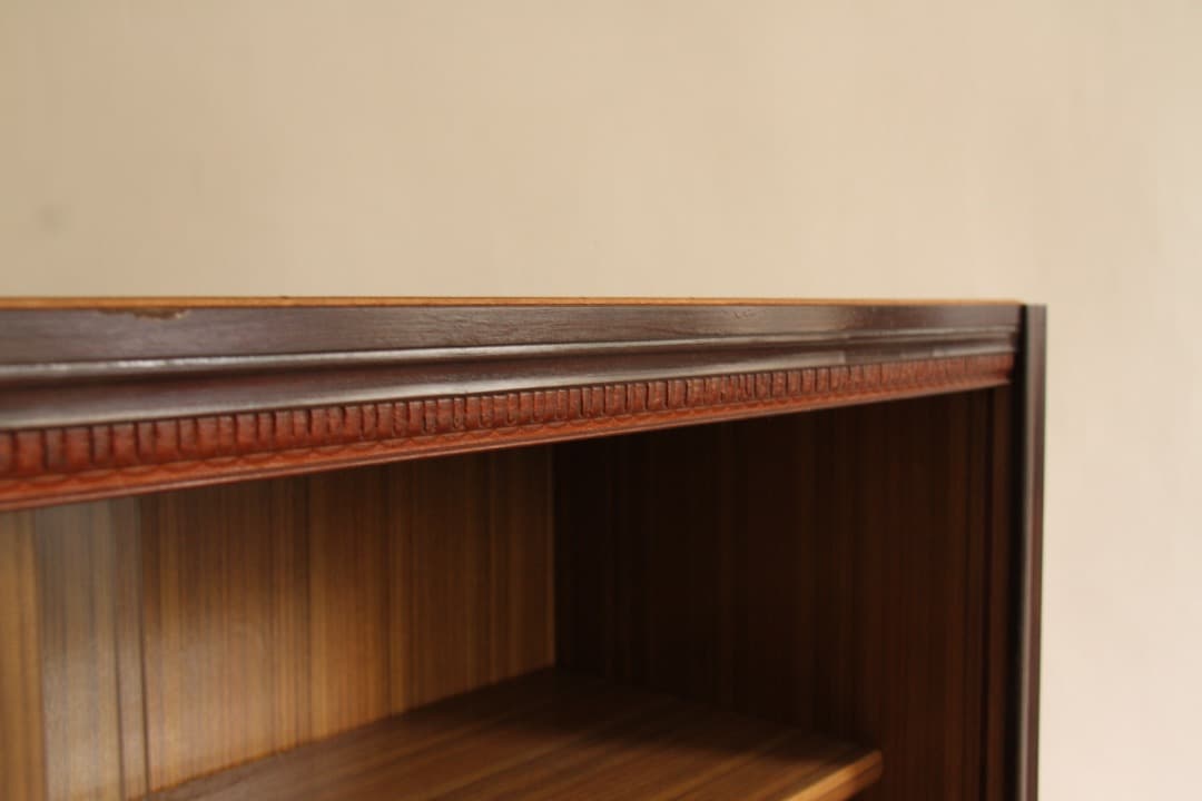 ガラス棚　本棚　収納棚　レトロ家具　古道具　古家具　ビンテージ