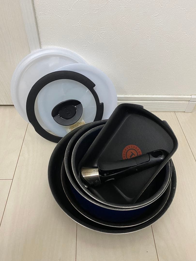 【‼︎お買得‼︎】T-fal ティファール 9点set 鍋 フライパン