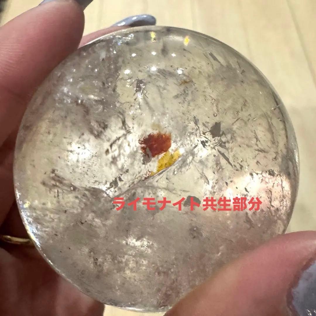 爆虹水晶丸玉スフィア 60㎜オーバー大玉‼︎クリア感あり おまけ台座