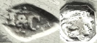 フランス　シルバースプーン&フォーク　純銀