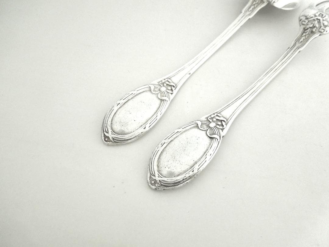 フランス　シルバースプーン&フォーク　純銀