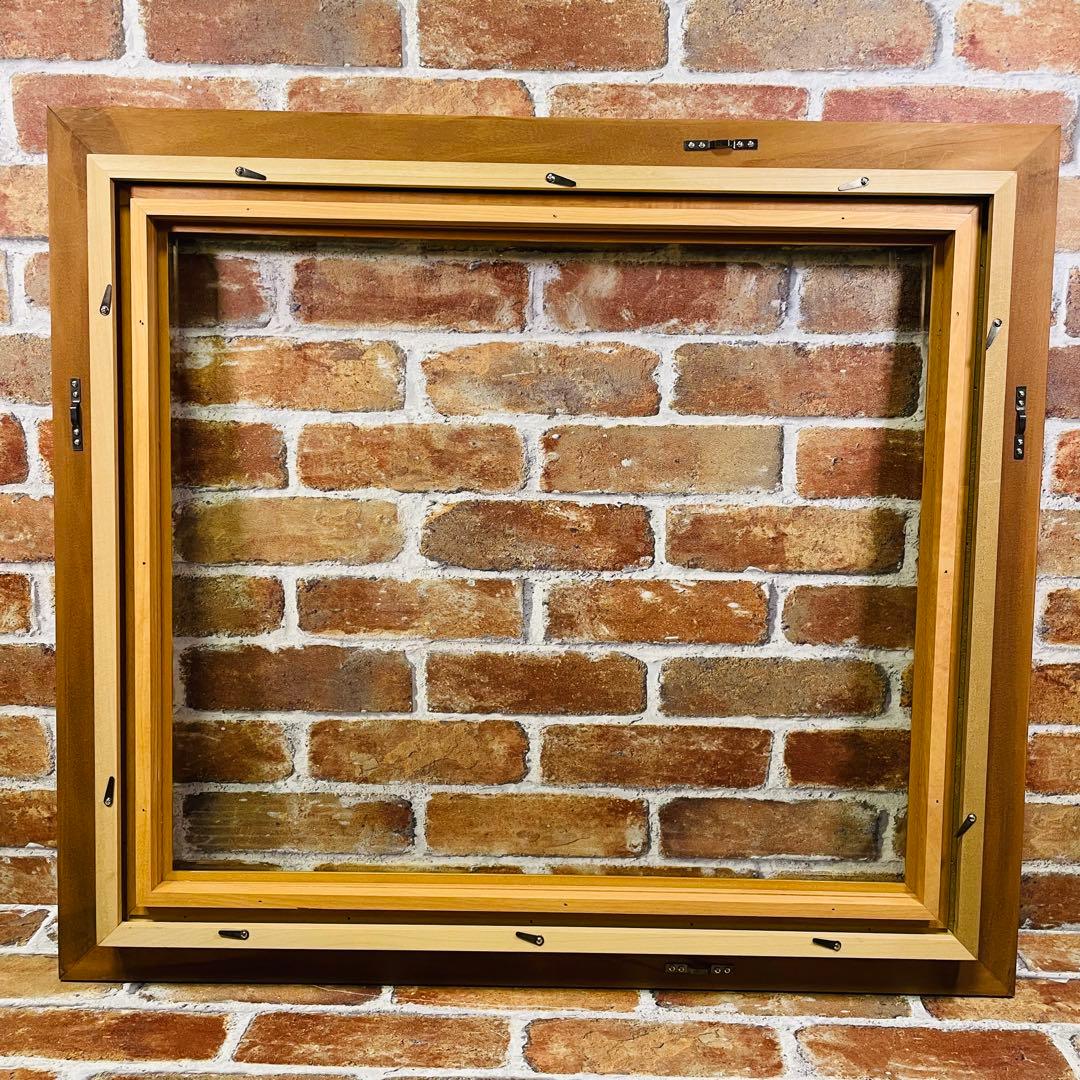 額縁【オーク色】中古美品 油彩額縁 F10サイズ キャンバス用 - メルカリ