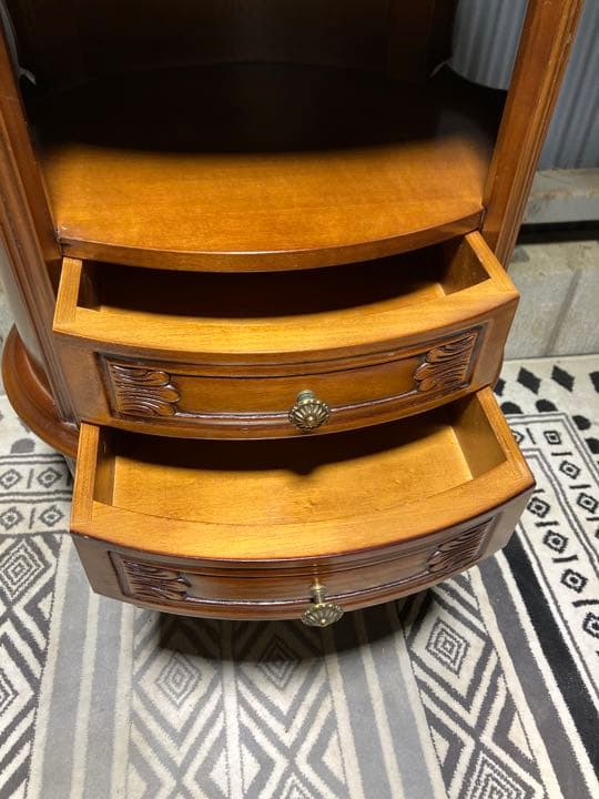 アンティークレトロ　電話、FAX台　中古品　美品