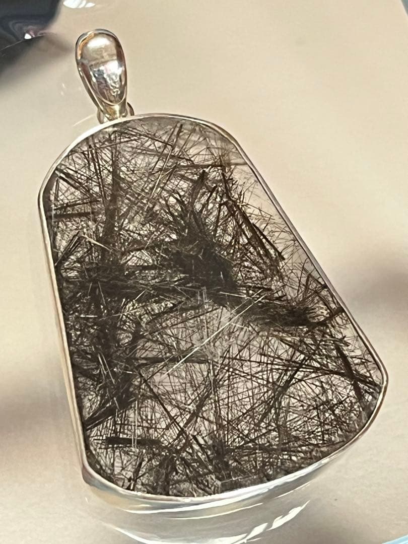 シルバールチルクォーツ　ペンダントトップ