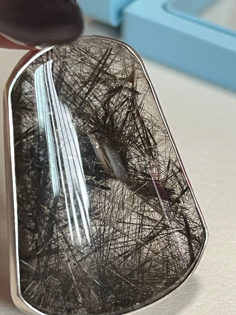 シルバールチルクォーツ　ペンダントトップ