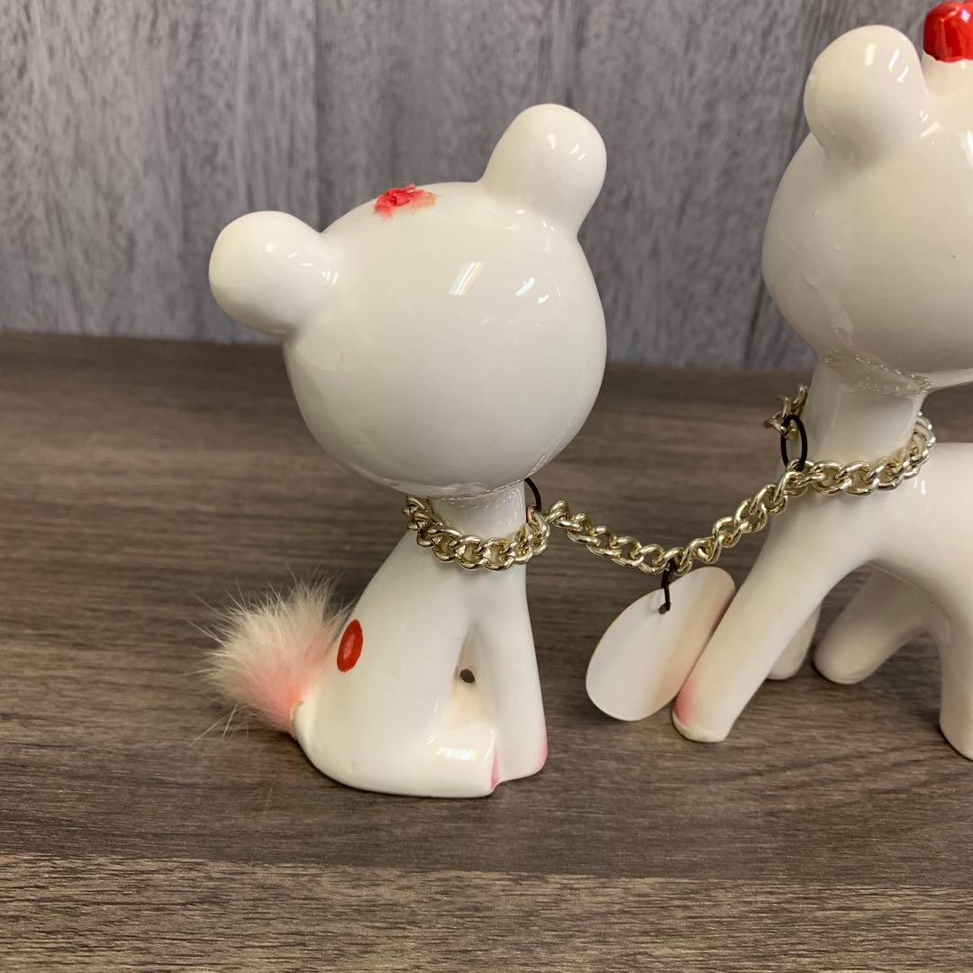 m091701m 内藤ルネ　バンビ　置物　インテリア　陶器　昭和レトロ