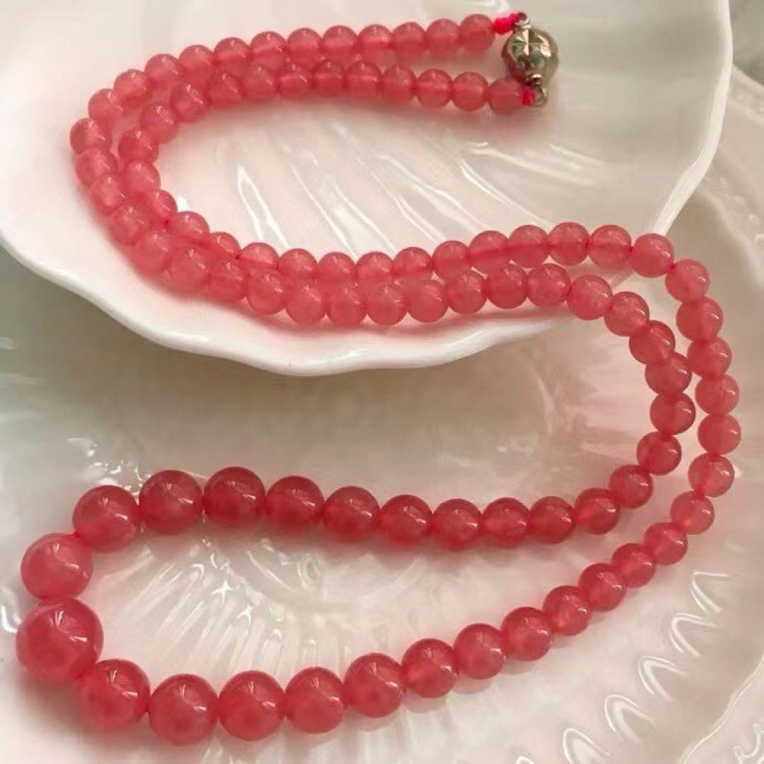 ⭐︎【高級】天然 インカローズ  ネックレス 34g