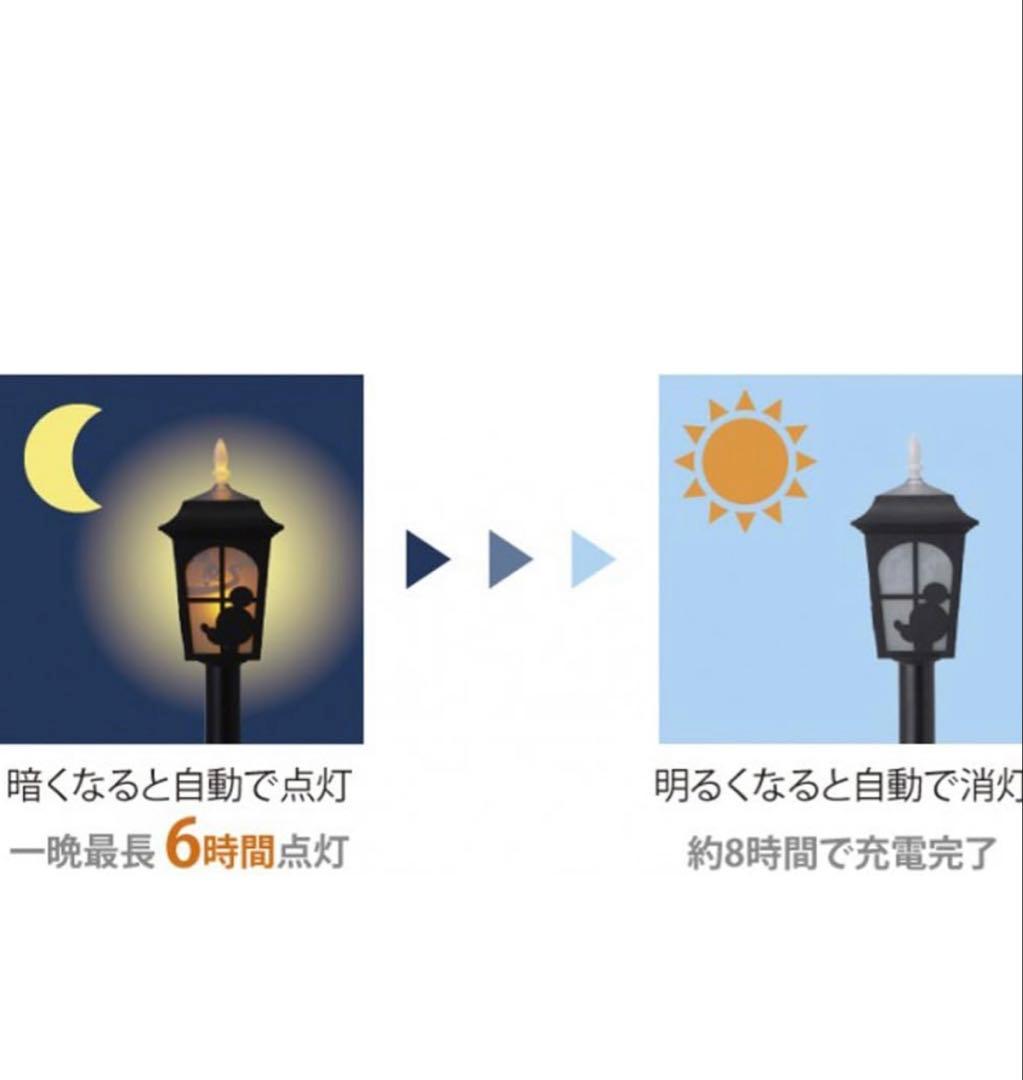 Disney ミッキー　ランタン　ガーデン　ソーラーライト シルエットストーリー