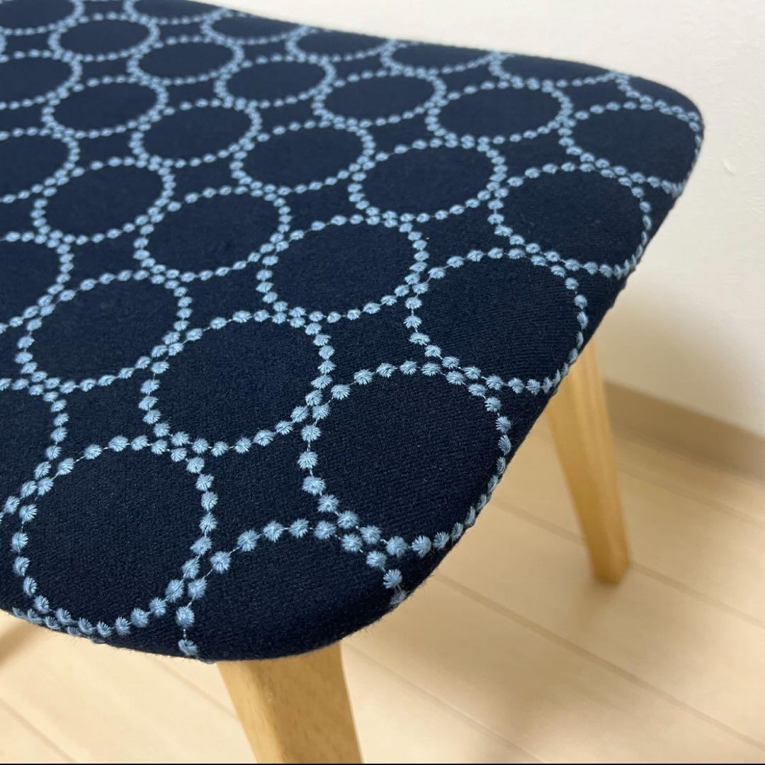 ミナペルホネン スツール タンバリン 細脚 【新インディゴ】 オットマン 椅子