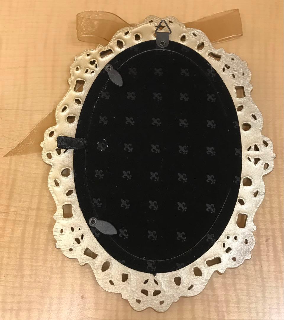 クラシック調　壁掛けフォトフレーム ゴールド