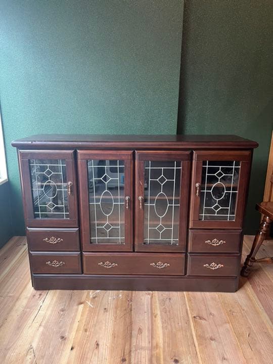 キャビネット 飾り棚 インテリア アンティーク ラック 昭和レトロ