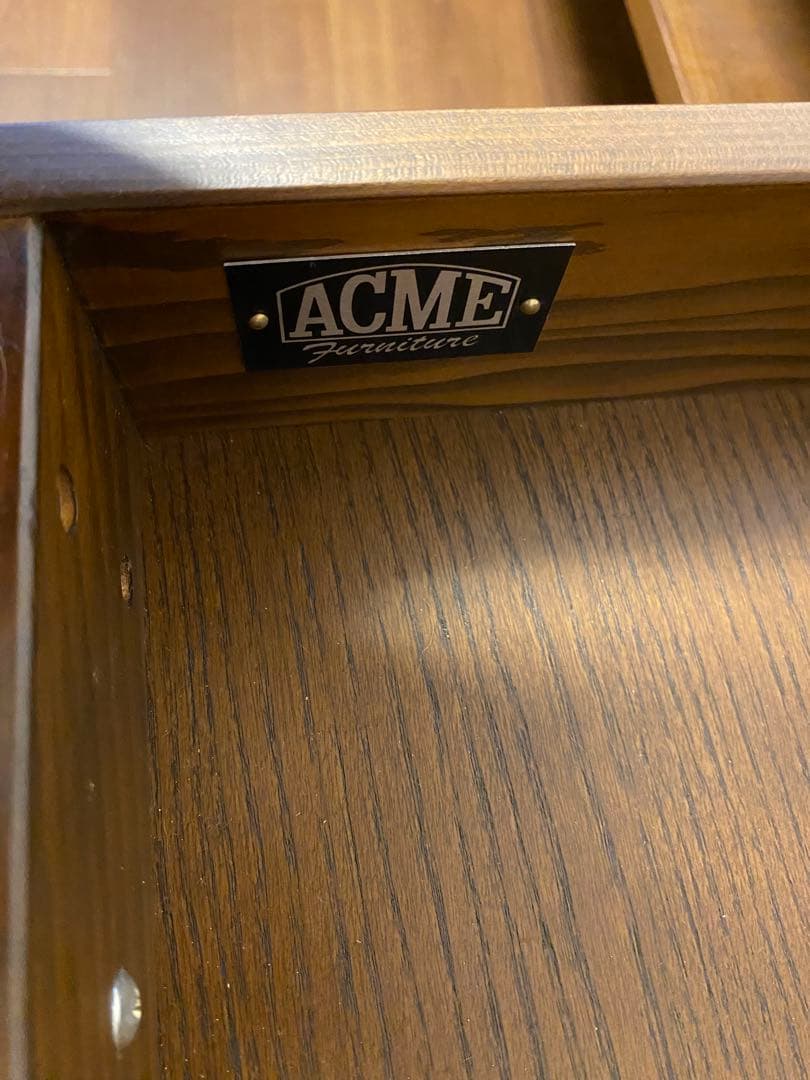 ACME センターテーブル ブラウン 引き出し付き