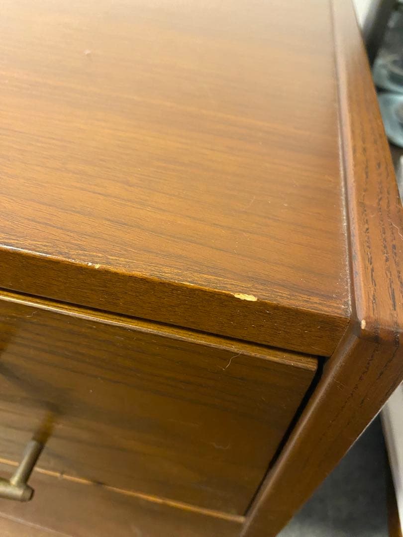 ACME センターテーブル ブラウン 引き出し付き